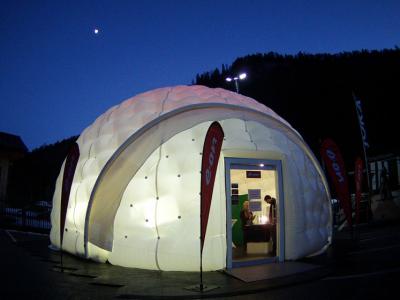 aiRdome Biathlon Cup bei Nacht